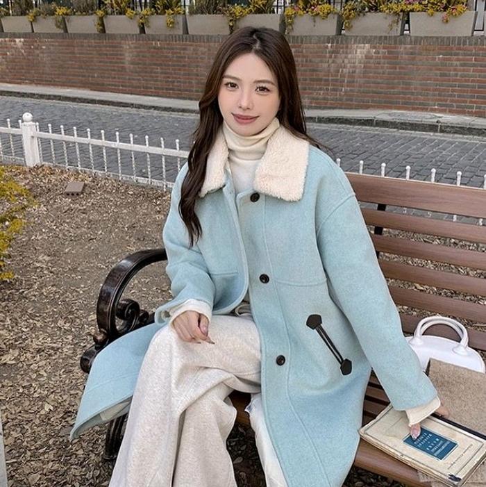 Marilyne down goose long coat .