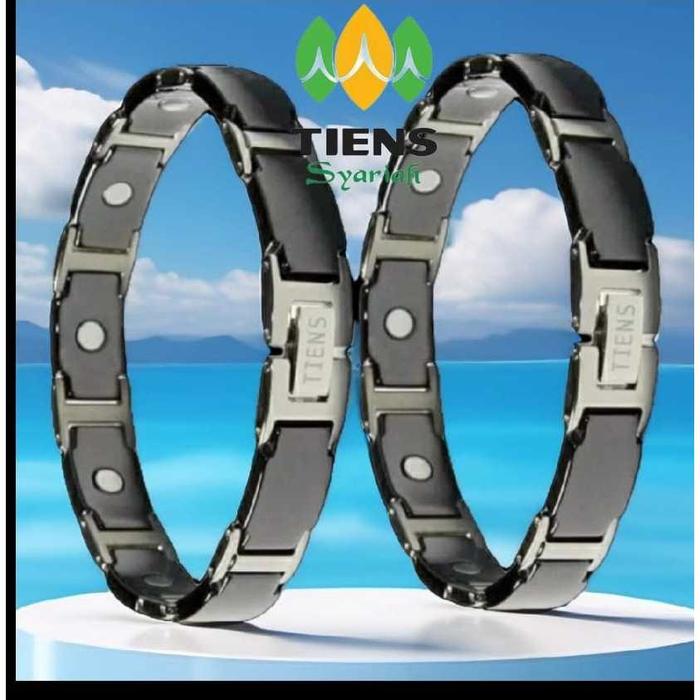 TIENS Gelang Kesehatan Syariah Original | Magnet Terapi Stainless Steel