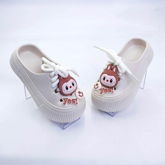sandal anak labubu tali rampog labubu karet