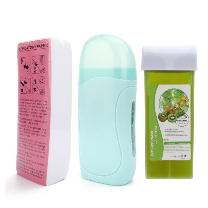 Professional Roller Depilatory Wax Kit Hair Removal Waxing Kit Wax