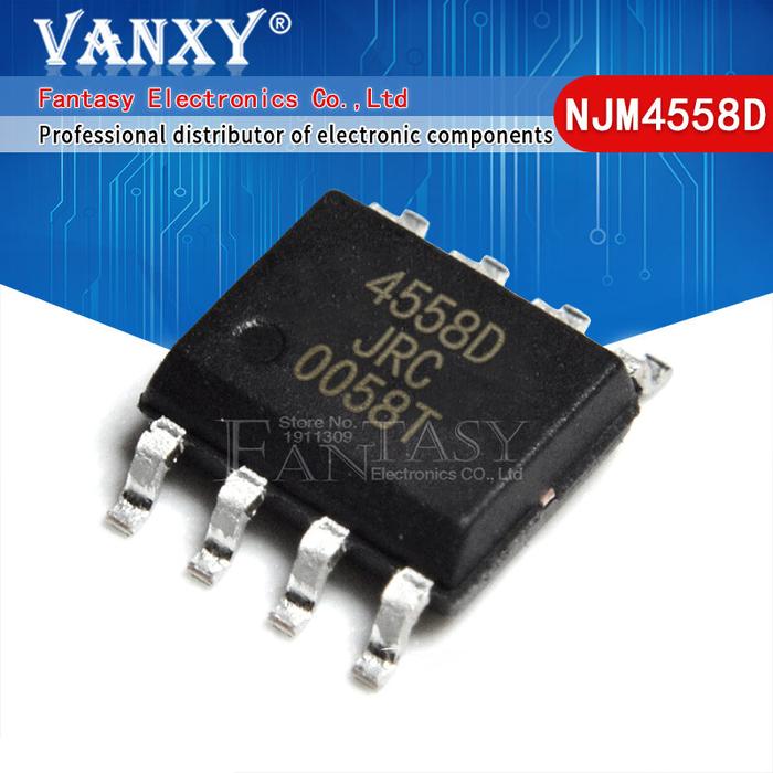 20 Buah Sale SOP8 SOP SOP 4558 SMD 4558D JRC44558 NJM4558 Baru dan