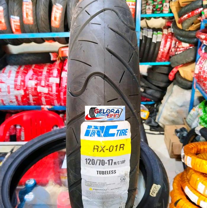 ban montor irc rx-01r tubeless 120/70-17 road winner ban honda bison viksion megapro cb ban luar rin