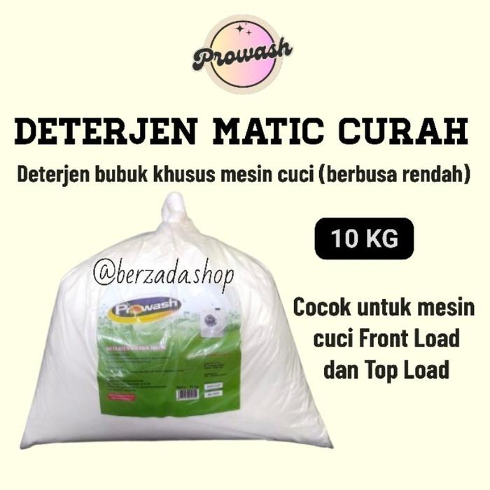 DETERJEN MATIC CURAH 10 KG / Deterjen Lainnya / Rumah Tangga