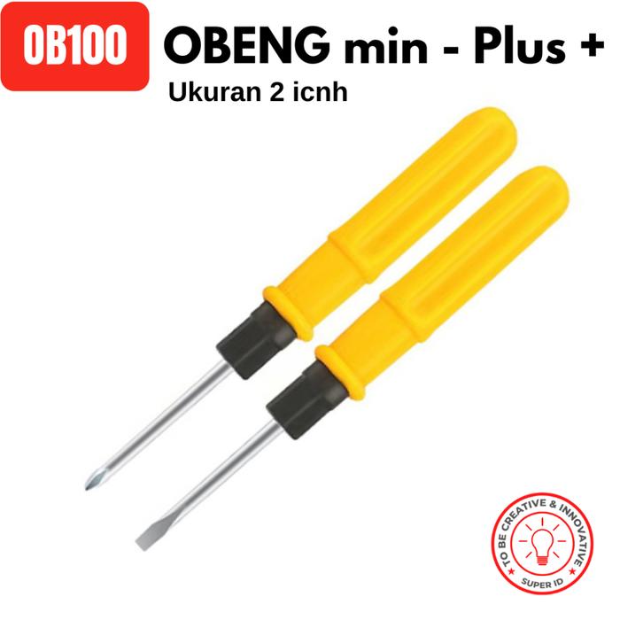 OBENG KECIL MURAH 2 IN 1 MIN - PLUS +