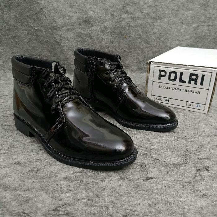 Sepatu PDH Polri / Sepatu PDH Pendidikan Polri / Sepatu PDH POLRI Kilat