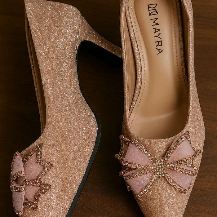 heels pesta Glitter / heels pita glitter /heels cantik