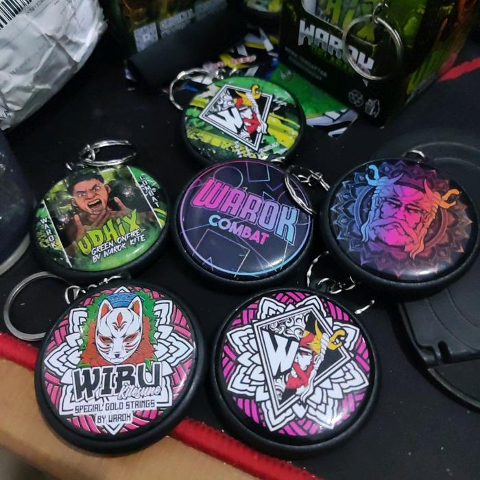 Gantungan Kunci Gelasan Warok Wibu Udhix Young Kite Ganci