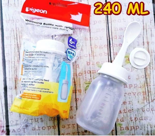 BOTOL SENDOK PIGEON 240 ML