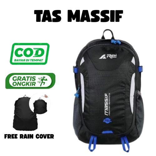 Tas Ransel Rei Massif 25L+Raincover Original