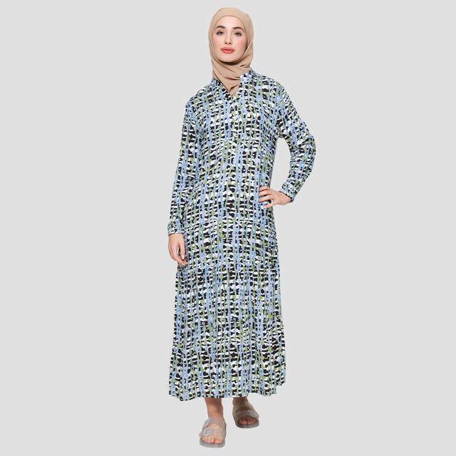 Ready- St. Yves Baju Tidur Mix Motif Maxi Dress Wanita 122010529