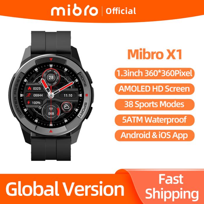 Mibro X1 Smart Watch AMOLED HD Screen Heart Rate Blood Sleep