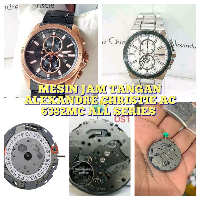 Mesin jam tangan Alexandre Christie AC 6382 MC All series