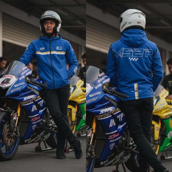 Jaket Racing Parasut Waterproof Monster Speed 27