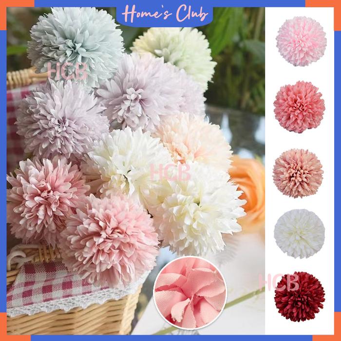 Artificial Bunga Hydrangea / Artificial Flower / Bunga Plastik Dandelion