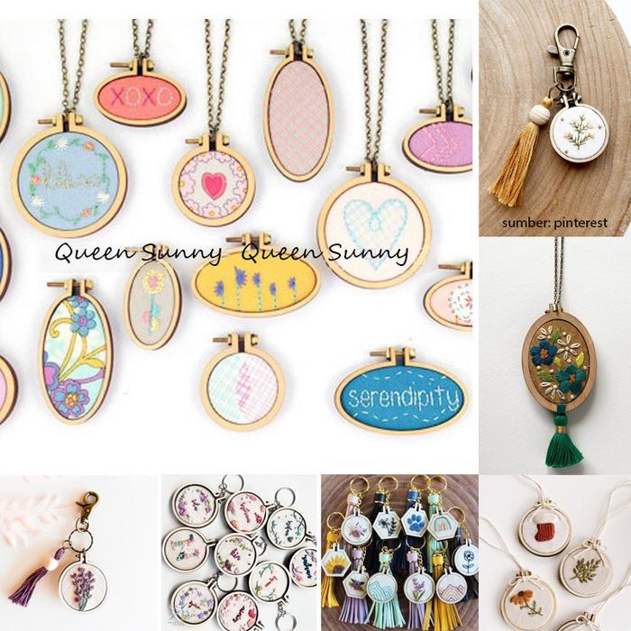 BIDANG SULAM KECIL/Ring Sulam/Embroidery Hoop Kayu Mini/Pembidangan/Craft Cangkang Cameo Frame Plat