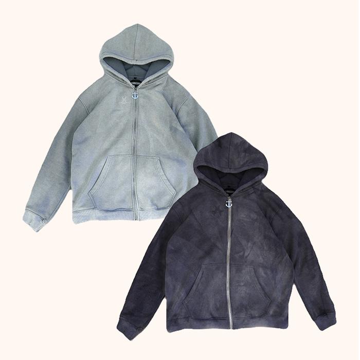 Sea-Reactive Stone Washed Hoodie - Alchemyopia