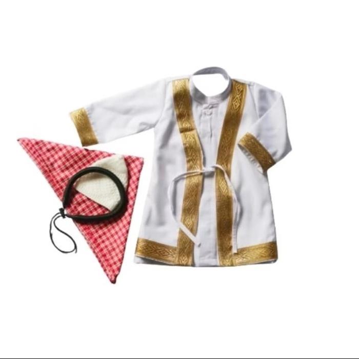 baju aqiqah bayi laki-laki, costum baju bayi newborn, baju bayi newborn, jubah hitam bayi newborn