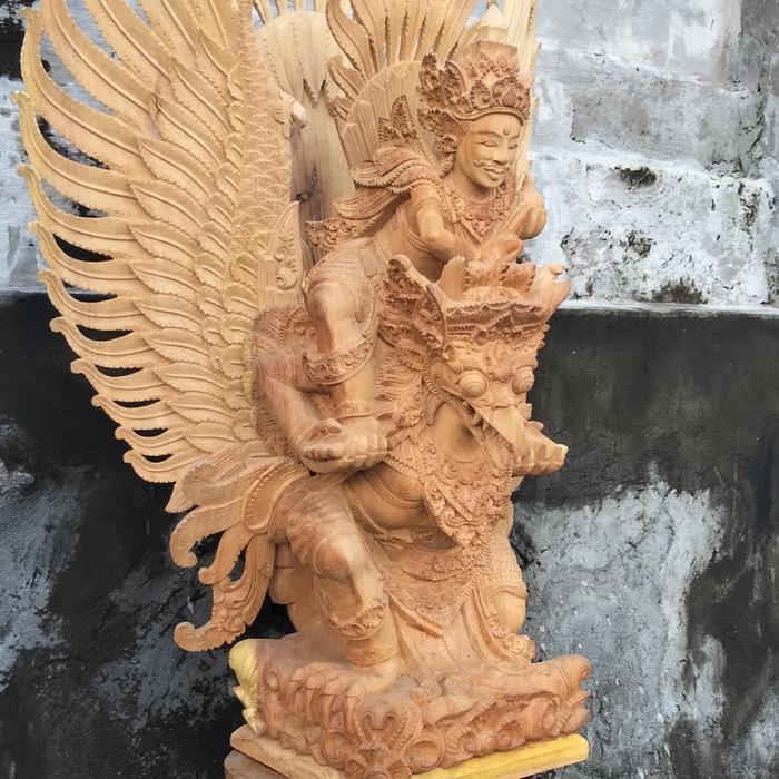 OBRAL patung garuda wisnu bali - patung kayu Garuda wisnu