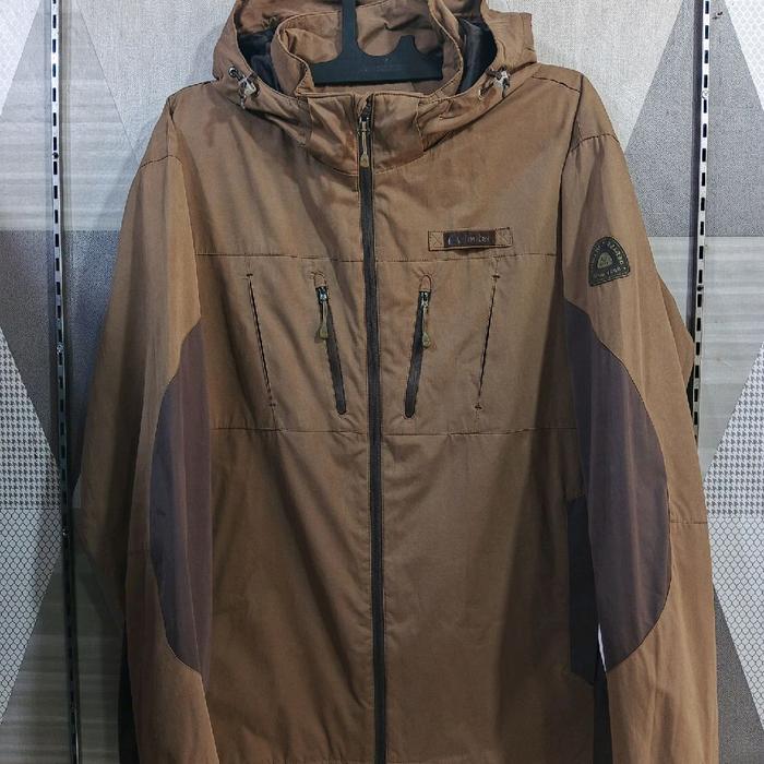 JAKET DEUTER HOVENIA LIGHT BROWN  HOODED JACKET GORPCORE