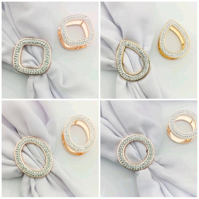 Ring Hijab Untuk Menjepit Kerudung - Clips Cantik Peniti