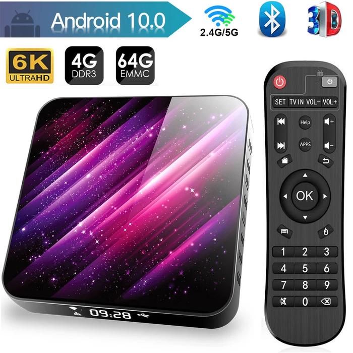 TP03 Set Top Box Allwinner H616 Smart Quad Core Internet Tvbox