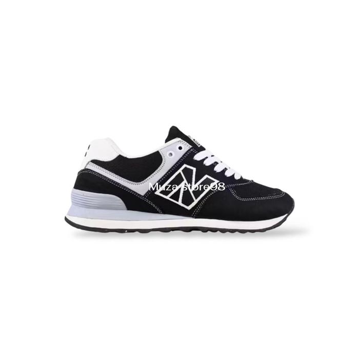 Sepatu Pria Wanita NB574 Sneakers Shoes Casual Hitam