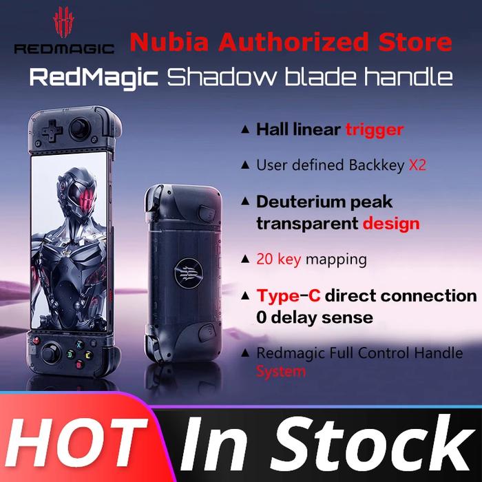 Redmagic shadow blade gamepad for Redmagic 8 Pro Textured soft rubber