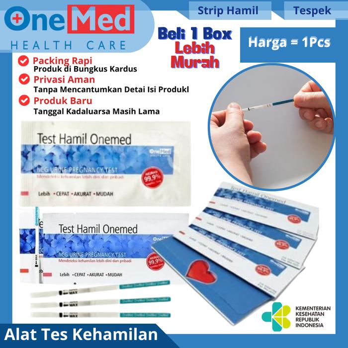 Cod Alat Tespek Tes Kehamilan ONEMED 1Pcs Harga Satuan Akurat dan Cepat
