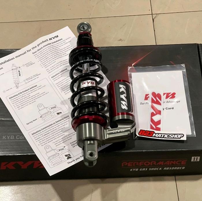 shock kyb elite mio original double klik shock belakang kyb beat mio 300mm pnp