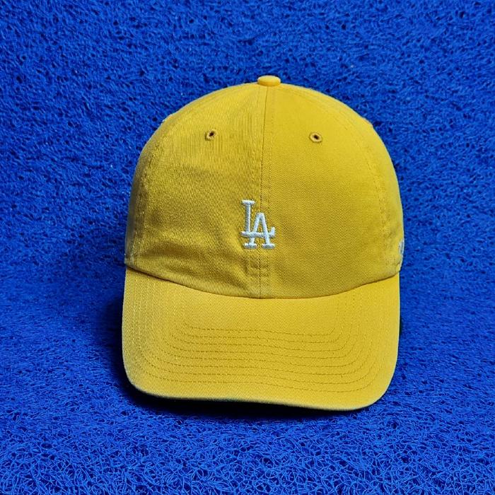 topi MLB LA casual yellow cap 47