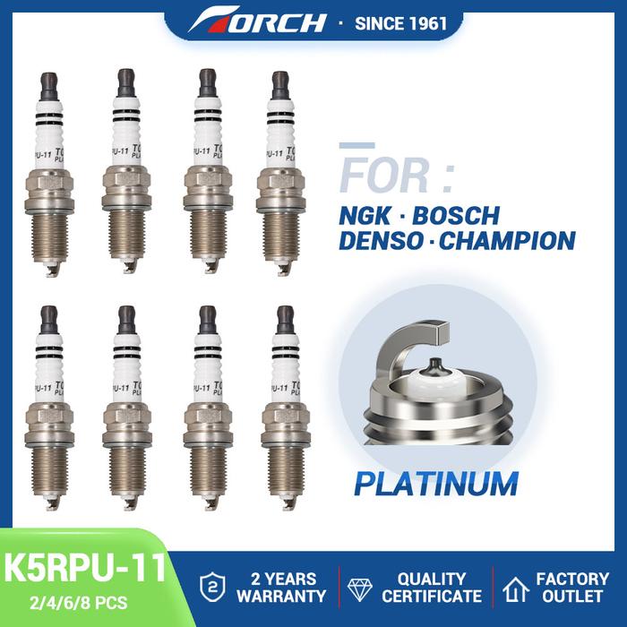 TORCH Brand China Original Platinum Spark Plugs K5RPU-11 Resistor