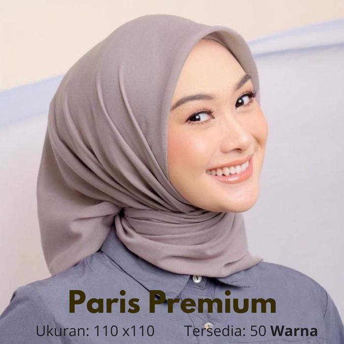 Jilbab Segiempat Paris Premium Anti Letoy