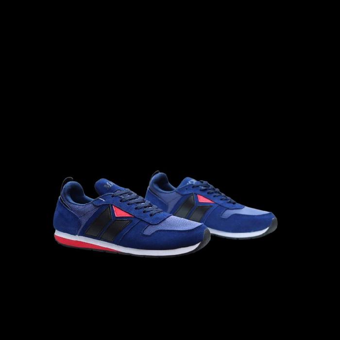 sepatu sneakerrs pria macbeth classic navy black red qualty