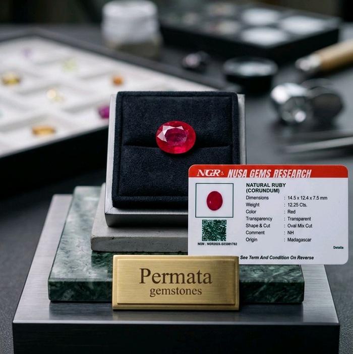 PERMATA RED RUBY BURMA MYANMAR OPEN COLOR HQ