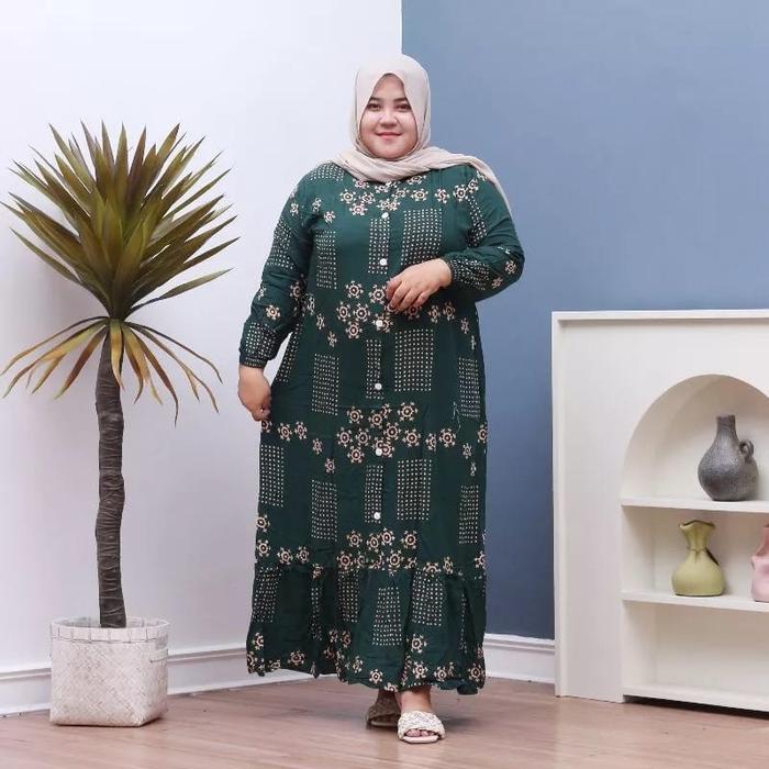 Daster Arab Jumbo Rayon Premium Andini