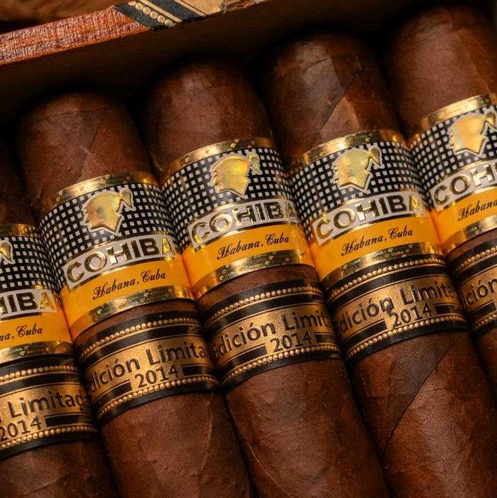 COHIBA ROBUSTOS SUPREMOS EL 2014 (BOX OF 10)