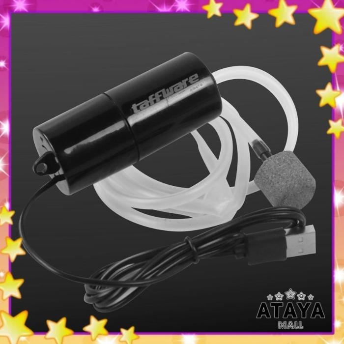 Pompa Udara Aquarium Aerator Fish Tank Oxygenator USB 1 W - AB479