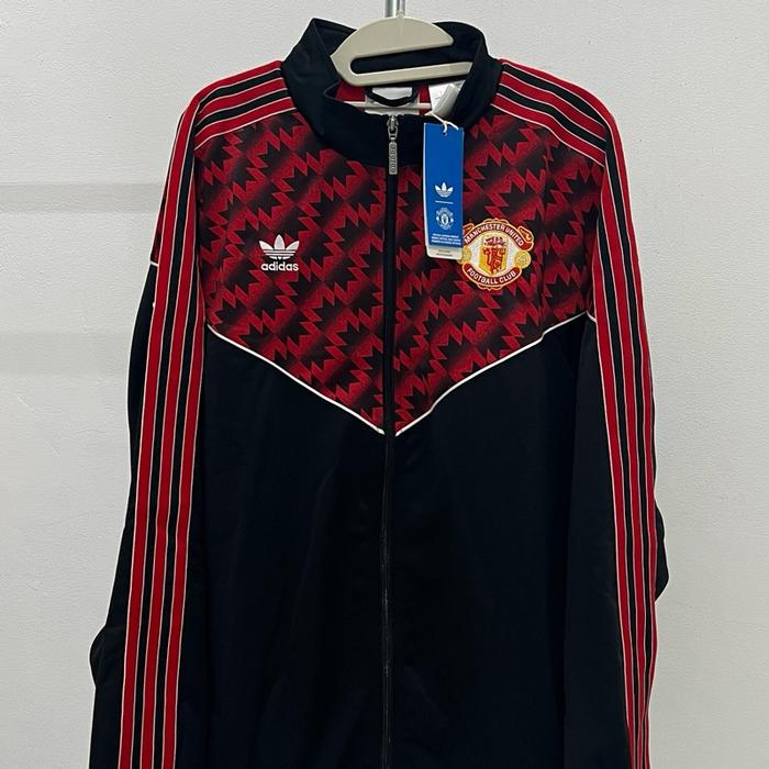 Jaket Track Top Manchester United MU 1991 Original Authentic Murah Large