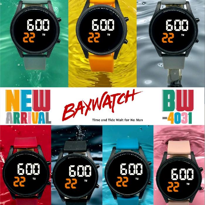BAYWATCH BW 4031 JAM TANGAN DIGITAL 7 PILIHAN WARNA