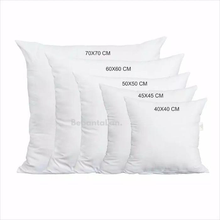 Bantal Sofa Ukuran 50x50 60x60 70X70 80X80 Insert Bantal Kursi