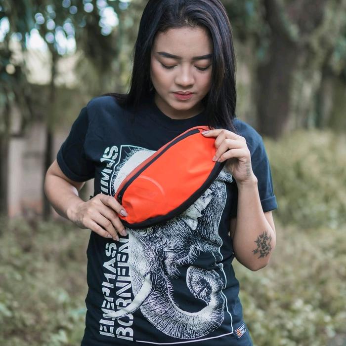 Tas Pinggang Pria Wanita / Waist Bag Zlatan Roku Original Best Seller