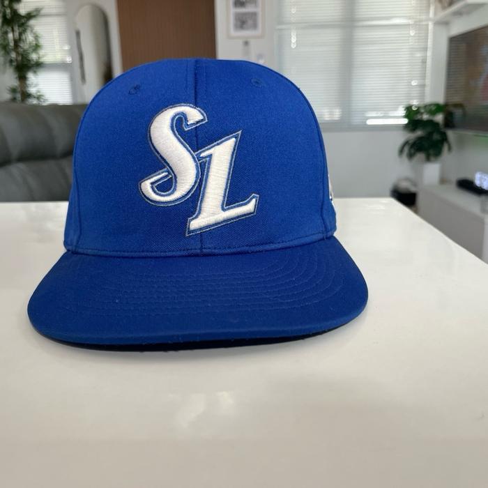 Topi Cap fitted Descente SL Samsung Lions Blue Original