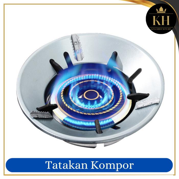 Kh - Tatakan kompor alas tatakan cover kompor gas portable pelindung anti angin