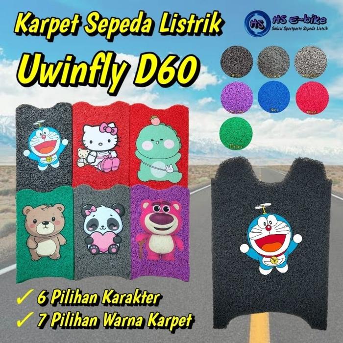 Karpet Sepeda Listrik Uwinfly D60 & D70 karakter