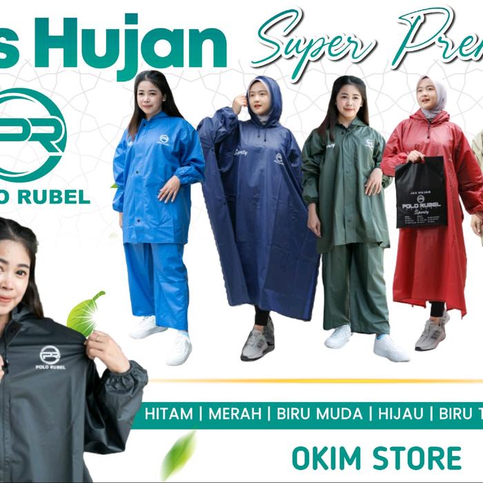 Jas Hujan Super Premium Polo Rubel