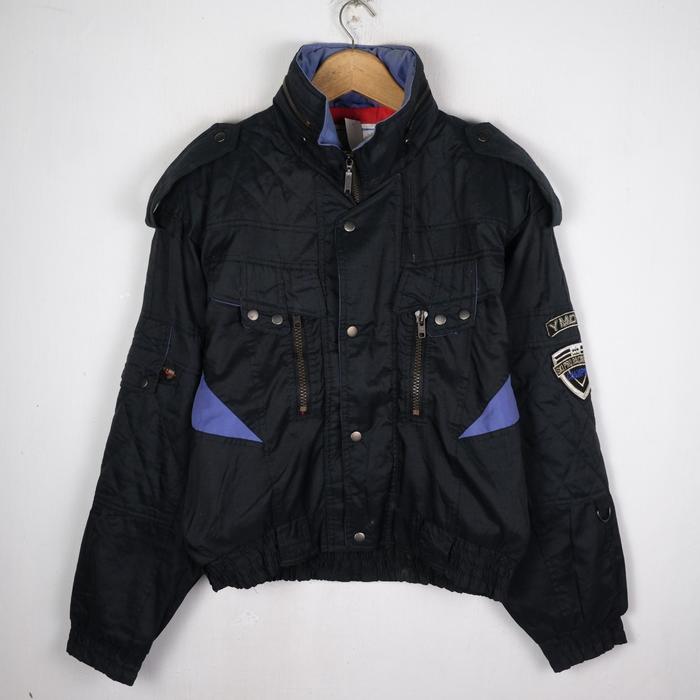 JAKET VINTAGE CHAMPION SKI PRO RACING TEAM JK238 SIZE M L