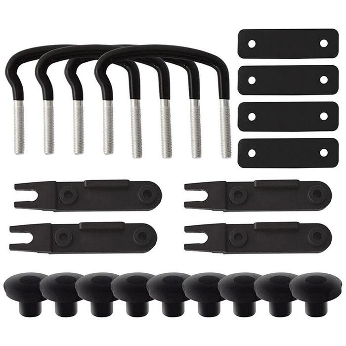 Universal Roof Box Car Van Mounting Fitting Kit Roof Box U Bolts
