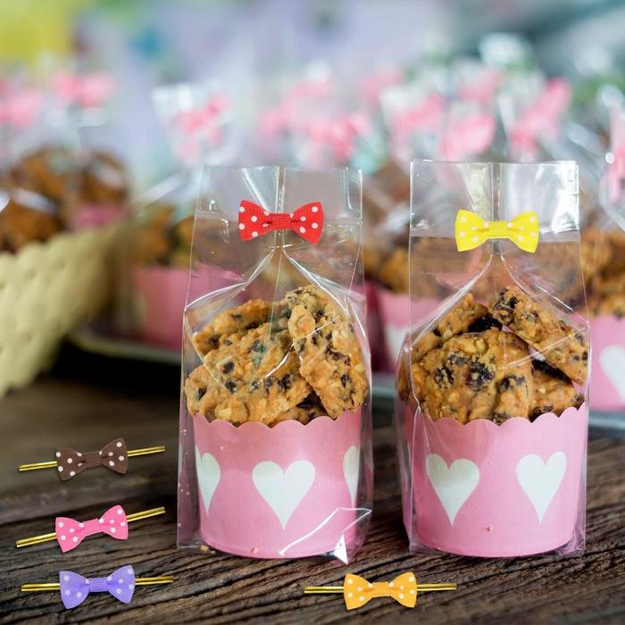Pita Kawat Pengikat Snack 100 Pcs Twist Tie Tali Kawat / Untuk Kemasan Plastik Bungkus Souvenir Roti