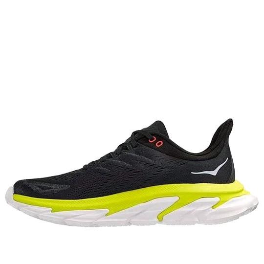 Sepatu Hoka One One Clifton Edge Anthracite Evening Primrose