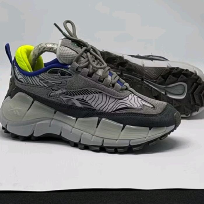 Sepatu Shoes Reebok - Zig Kinetica 2,5 Grey Vibram